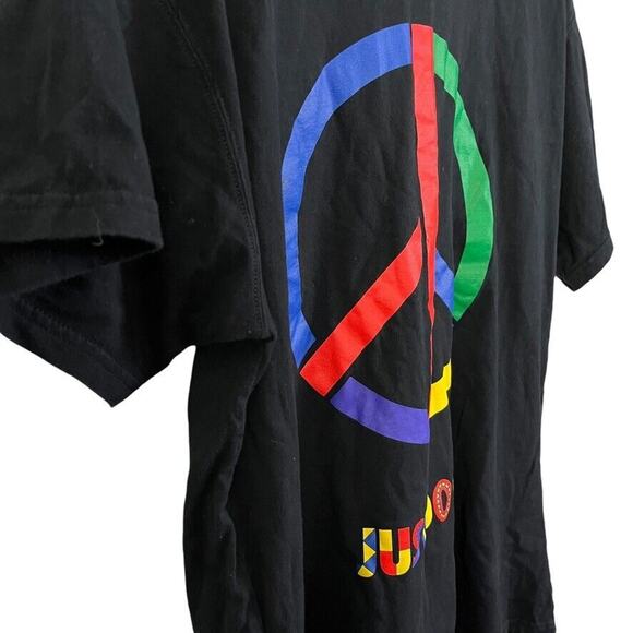 Nike Mens Urban Jungle Peace Sign Short Sleeve T Tee Shirt Top 100% Cotton sz L - Picture 5 of 16